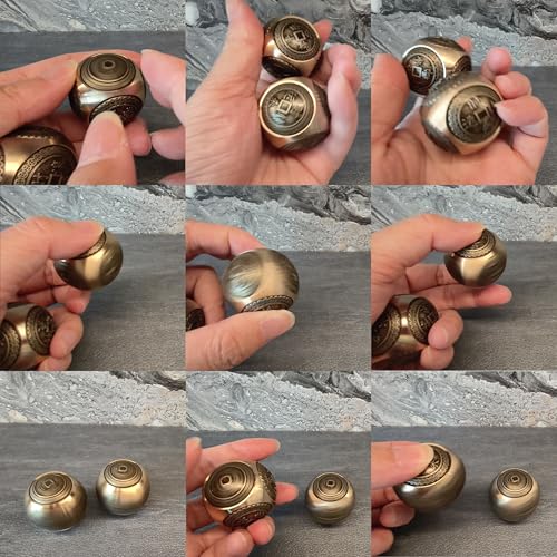 Brass Lucky Ball Feng Shui Estatuilla Decorativa miniatura 3