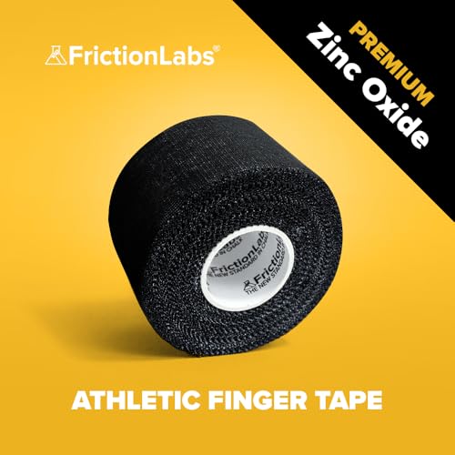 Image of Friction Labs Athletic Finger Tape - Rock Climbing Tape for Skin Protection - 1.5 inch Zinc Oxide Tape - Protective Sports Tape - Easy Tear, Strong Stick - Recyclable Packaging - 10 Yards