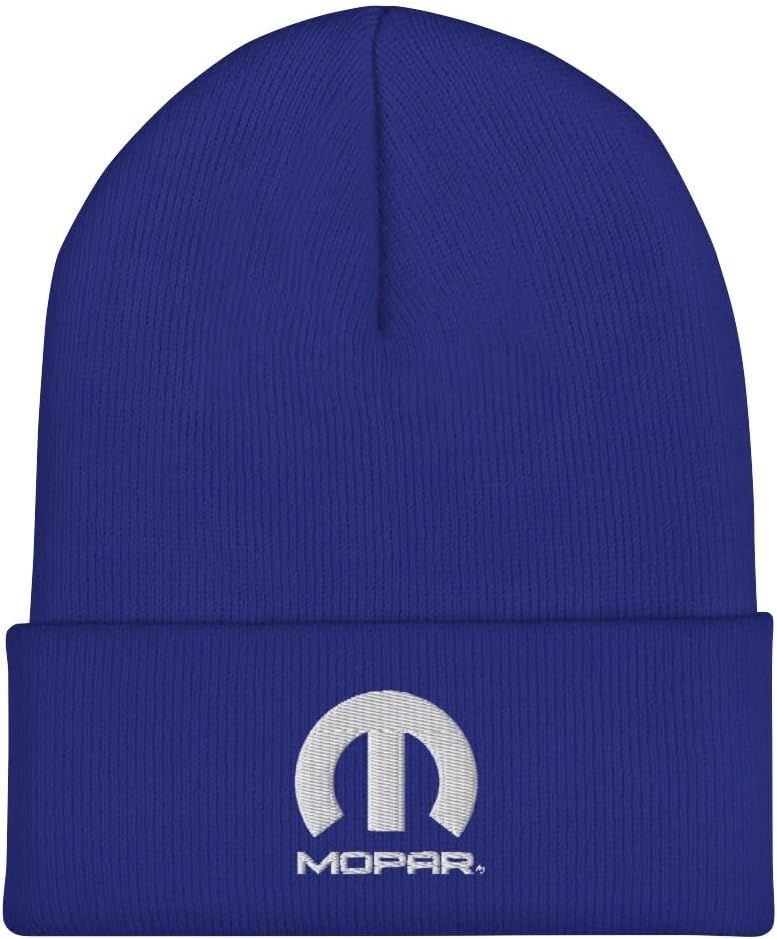 Mopar Logo Cuffed Beanie Hat