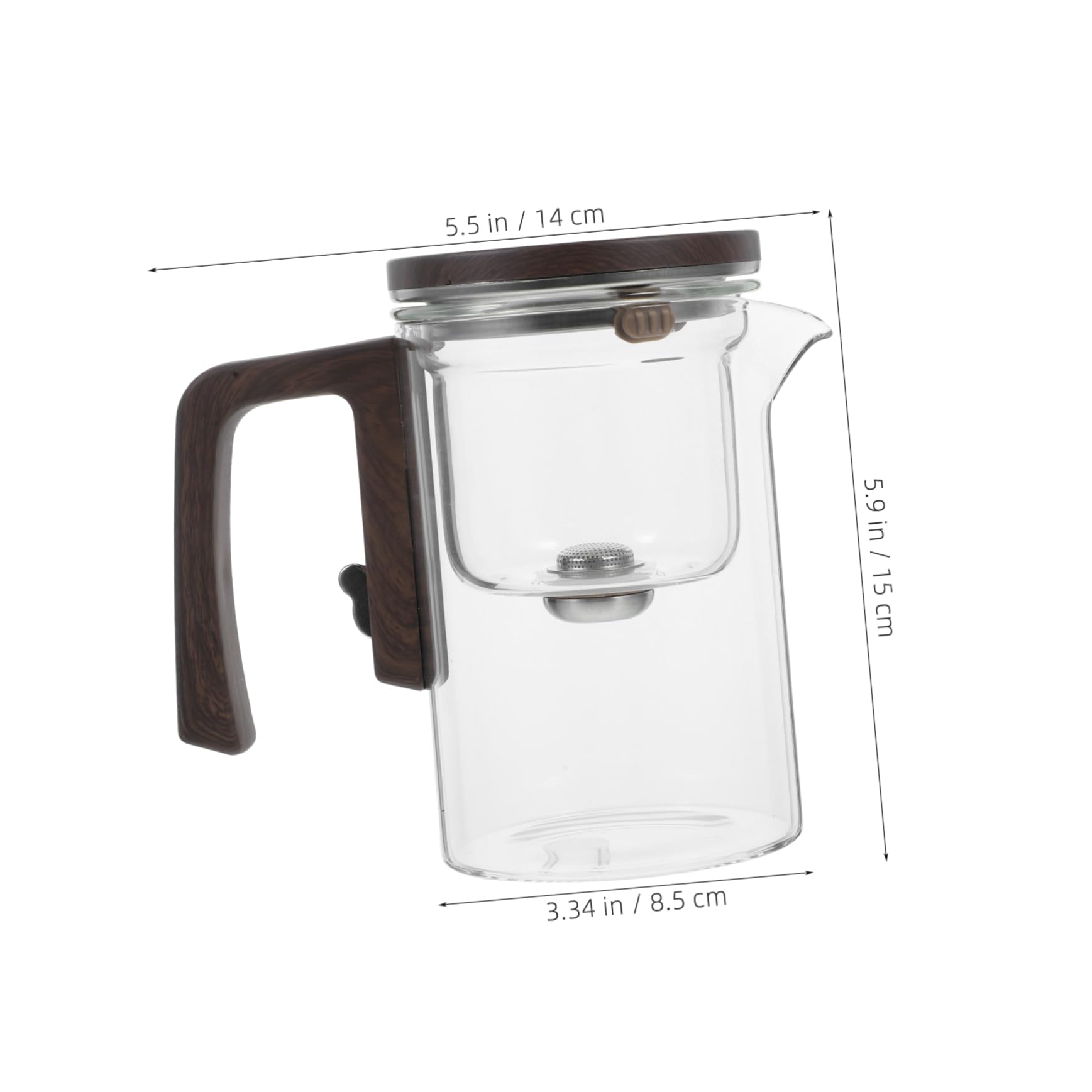 Teiera con Infusore Rimovibile da per Tè e Tè e Ufficio Facile da e Manutenere Design