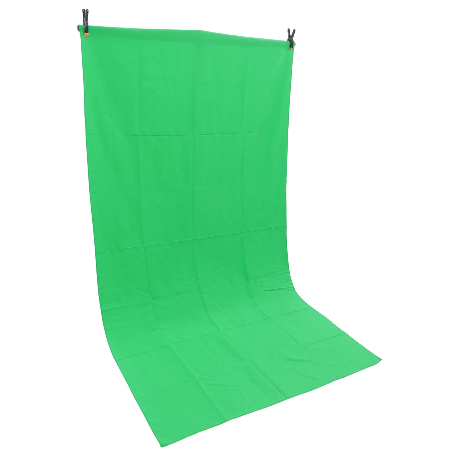 Qqmora Fondale Fotografico Verde con Supporto in Alluminio
