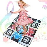 Annadue Rutschfestes Dance Pad + CD, Strapazierfähiger, Verschleißfester Tanzschritt, Tanzmatte, Tänzerdecke mit USB für PC, Plug and Play, Einfach zu Bedienen.