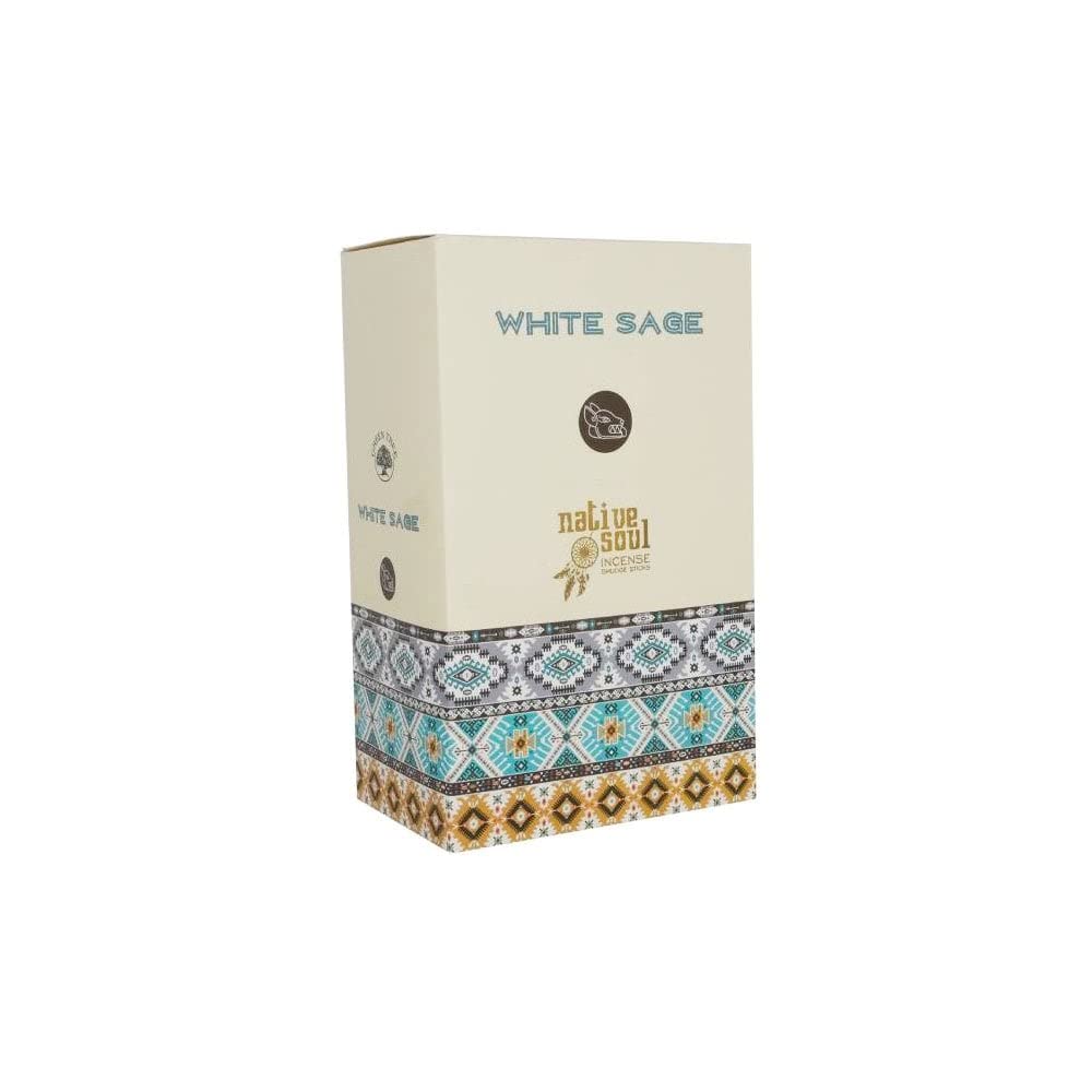 Native Soul White Sage Incense Joss Sticks 23cm - 15g