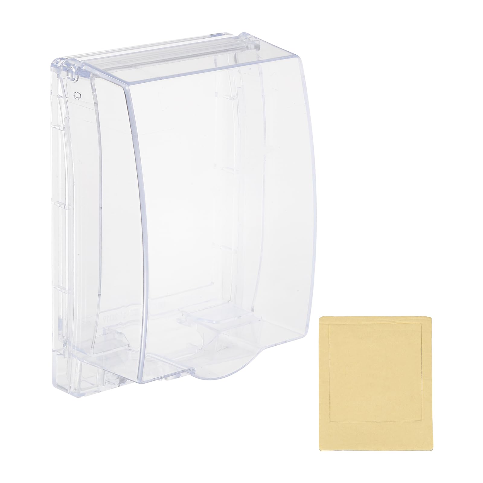 Protector de enchufe de pared impermeable tipo 86 transparente para baños y exteriores 6