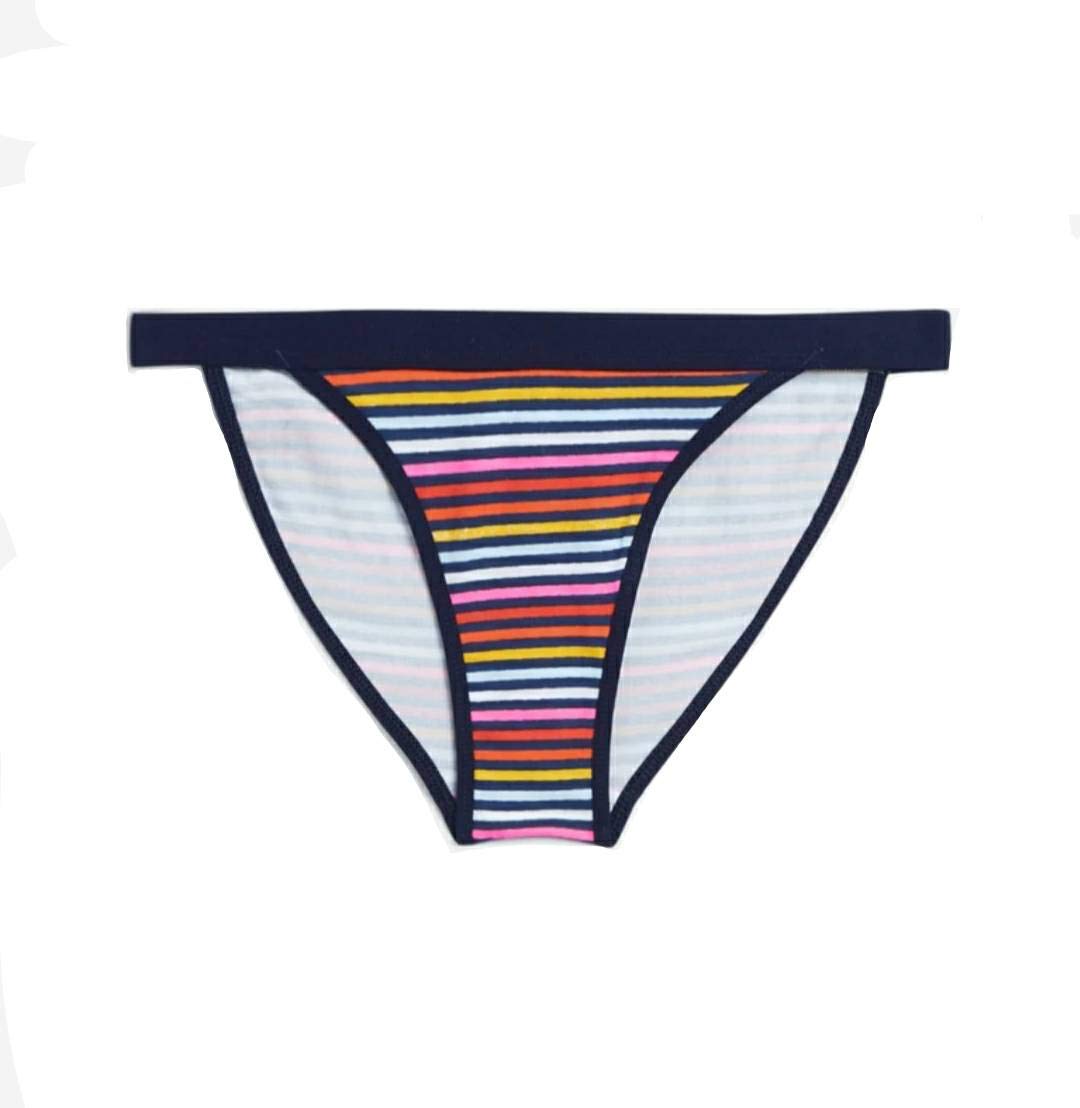 back Women Multicolour Striped Thong Sexy 1214WLSTR Bikini Large-picture-13