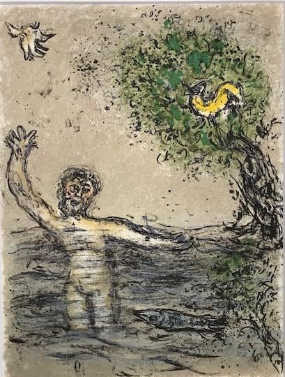 Amazon.co.jp: マルク・シャガール リトグラフ 石版画 LES FLOTS