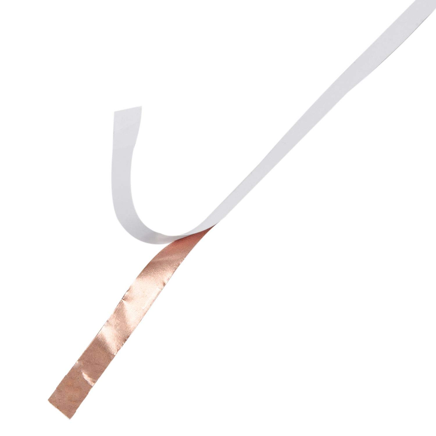 en Feuille de Cuivre avec AdhéSif Conducteur (6 Mm X 33 MèTres) - Artisanat, Vitrail, Soudure, RéParations éLectriques, Mise à la Terre, Blindage