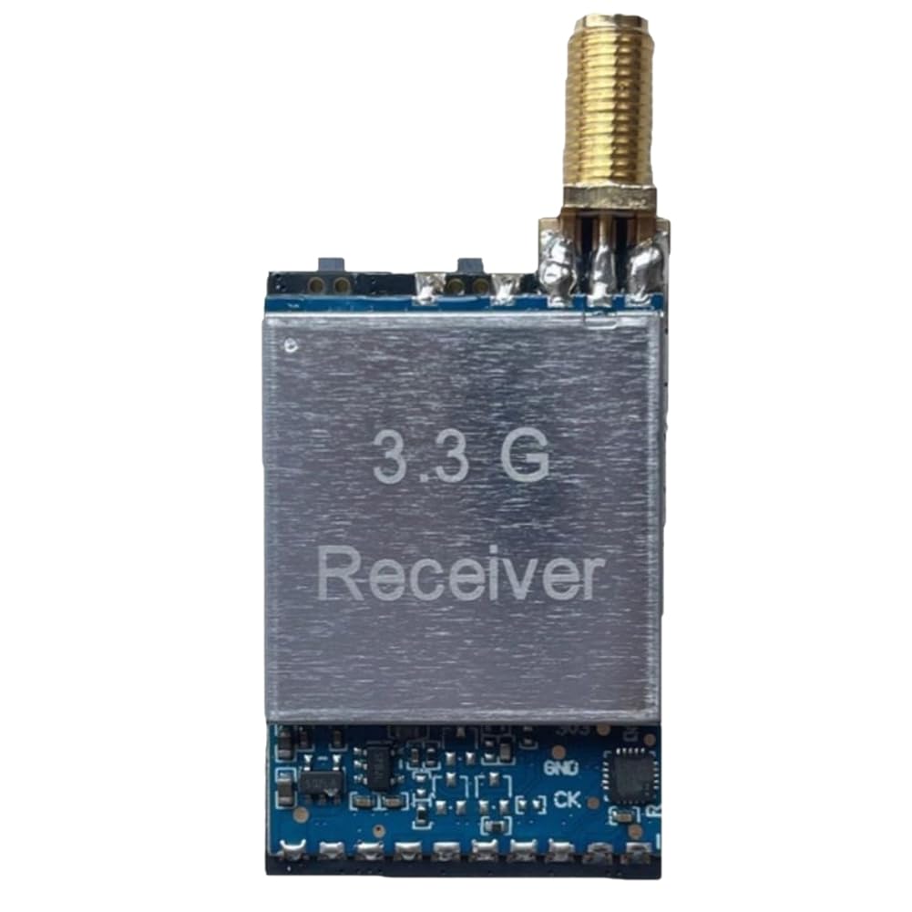 Receptor Analógico FPV 3.3G VRX RX3364 para Transmisión de Audio y Video Inalámbrico 7