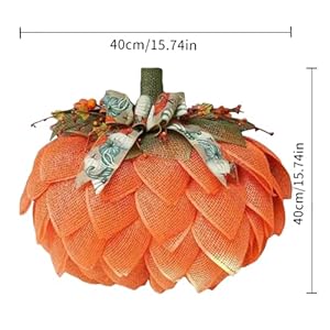 2024 New Halloween Handmade Fall Pumpkin Door Wreath,Halloween Autumn Orange Wreaths with Burlap Bows for Front Door,Autumn Fall Pumpkins Wreath & Garland for Farmhouse Front Door Decor (1pcs) 2024 New Halloween Handmade Fall Pumpkin Door WreathHalloween Autumn Orange Wreaths with Burlap Bows for Front DoorAutumn Fall Pumpkins Wreath Garland for Farmhouse Front Door Decor 1pcs