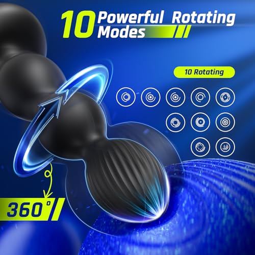 Toolprose-360-Rotation-Adult-Sex-Toys-for-Men-Prostate-Massager-Swirl-Surround-Stimulate-Prostate-Point-APP-Remote-Control-Adult-Toys-Anal-Plug-with-10-Vibrating-Anal-Toys-Vibrator-Mens