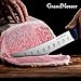 GrandMesser Butcher Knife for Meat Cutting, Curved Cimeter Knife 9 Inch Comfortable Handle, German High Carbon Stainless Steel Blade, Kitchen Knife for Home and Restaurant.
