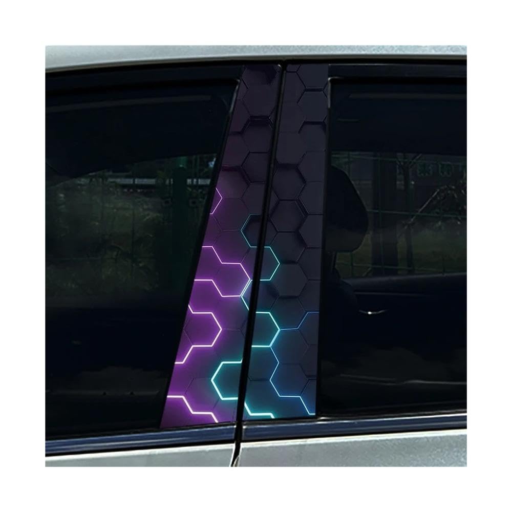 Bertdcx I Car B-Pillar Stickers Car Center Column Decoration Cover Scratches Waterproof Decals Auto Parts(I)