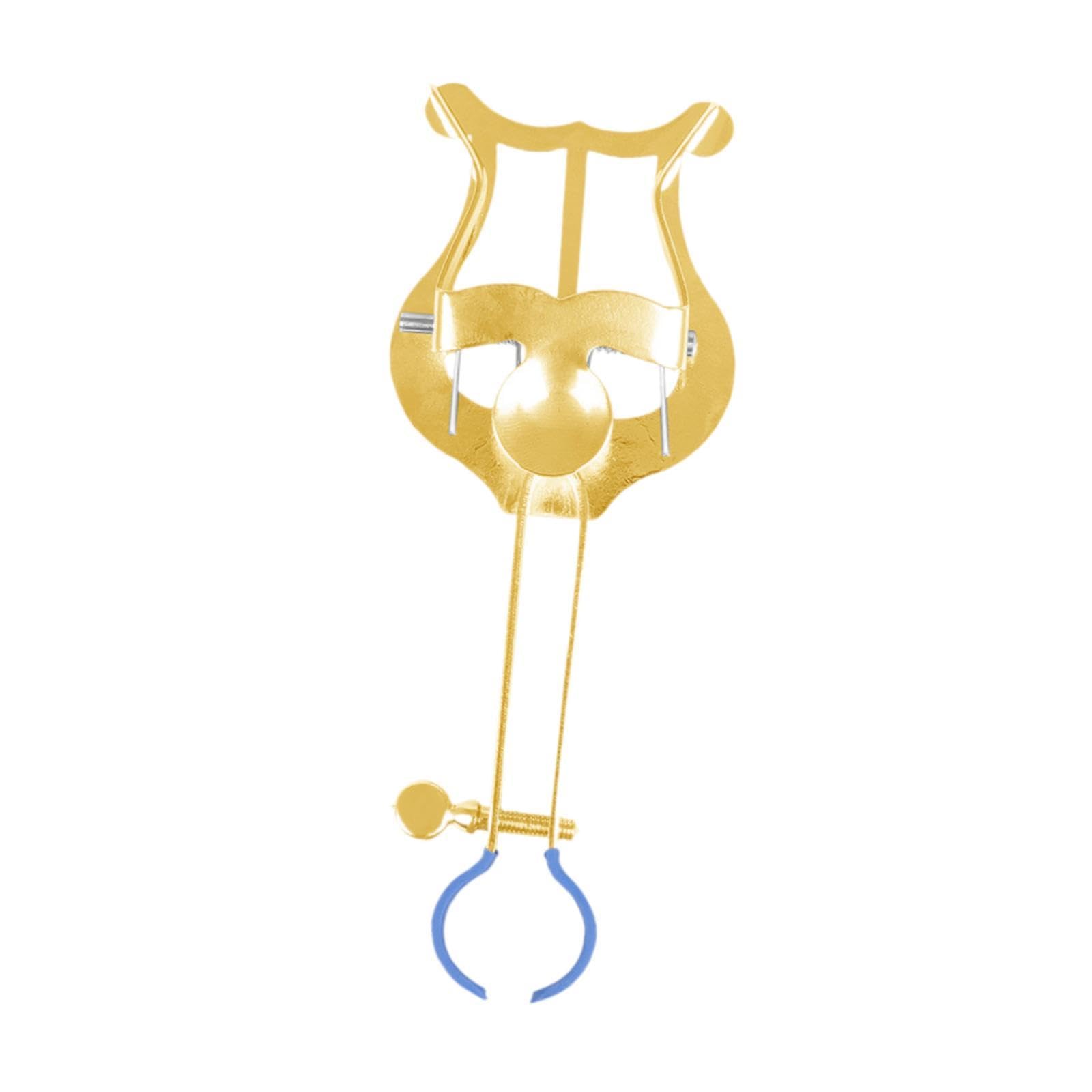 Clarinet Lyre Holder Lightweight Metal Clarinet Marching Lyre for Practicing 14.7x2.3x4.6cm|1 Clarinet Sheet Music Clip| Other Accessories| Brass |Musical Instruments & Gear