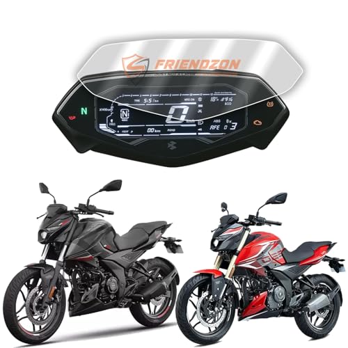 Image of Motorcycle Dashboard Screen Guard Protector for Bajaj Pulsar N150 | N160 | N250 || Digital Instrument Cluster Protector || Scratch Guard [Not Tempered Glass] (Pack of 1)