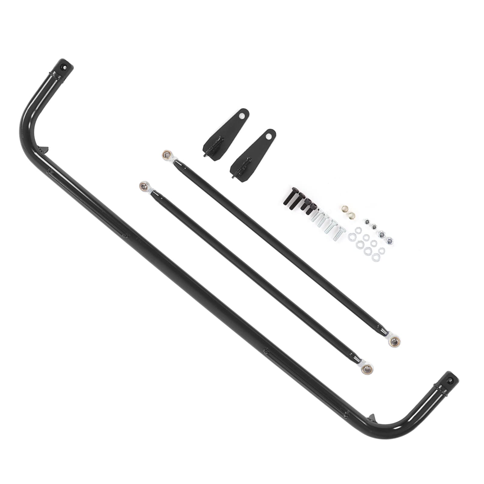 Fabater Barra per Imbracatura per Cintura di Sicurezza da, Kit Barra di Sicurezza Universale da 49 Pollici, Asta per Imbracatura per Telaio in Acciaio Inossidabile con Tirante, Staffe per Camion (B