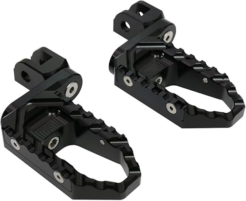 MC MOTOPARTS Clavijas de pie de turismo delanteras ajustables CNC de 1.575 in compatibles con DL 650 V-Strom 2004-2016