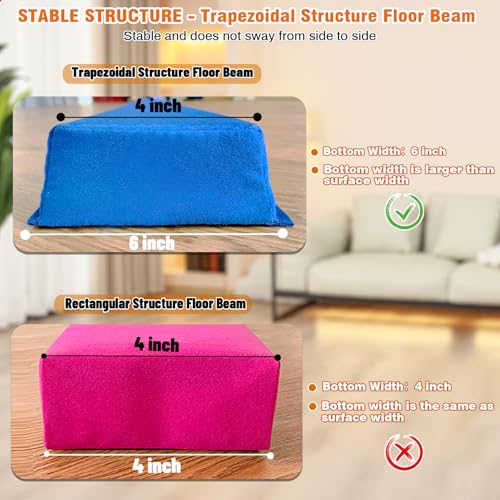 Image of Marfula 6 FT / 8 FT / 9 FT Folding Gymnastics Beam Foam Balance Floor Beam