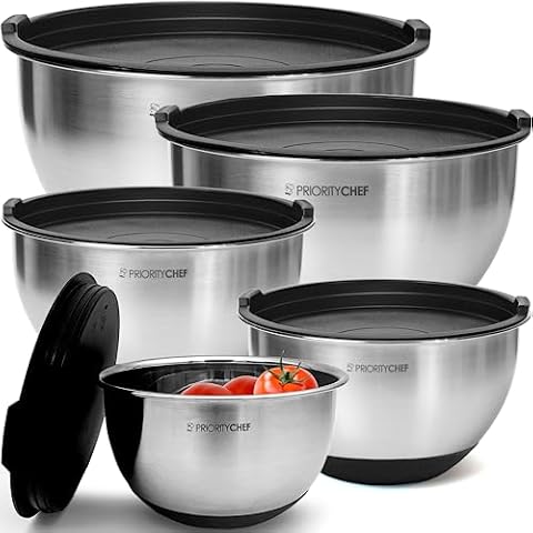 Priority Chef Premium Mixing Bowls Set Cover