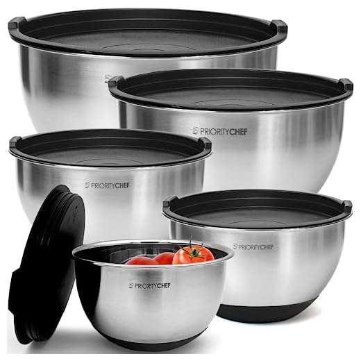 Priority Chef Premium Mixing Bowls Set