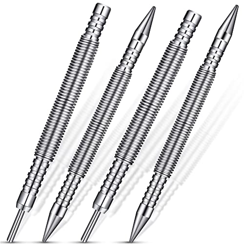 pizarra Nail Set and Hinge Pin Tool Dual Nail Punch Hinge Pin Removal Tool Hammerless Spring Punch Set Spring Nail Setter