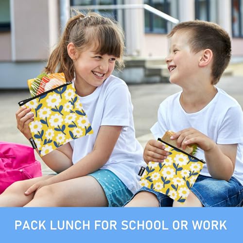 Bolsas reutilizables para sándwich y snacks 3 unidades miniatura 6