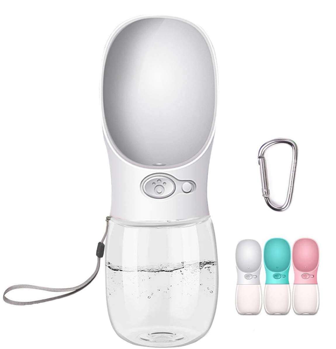 COTOP Botella de agua portátil para perros, 350 ml, sin BPA, botella para perros para llevar, para viajes, para perros, pequeña, a prueba de fugas, dispensador de agua para mascotas al aire libre