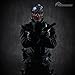 OutdoorMaster Full Face Airsoft Mask with Eye Protection Lenses - Captain