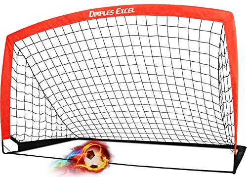 Dimples Excel Portería de Fútbol para Niños Plegables Portería Red x1