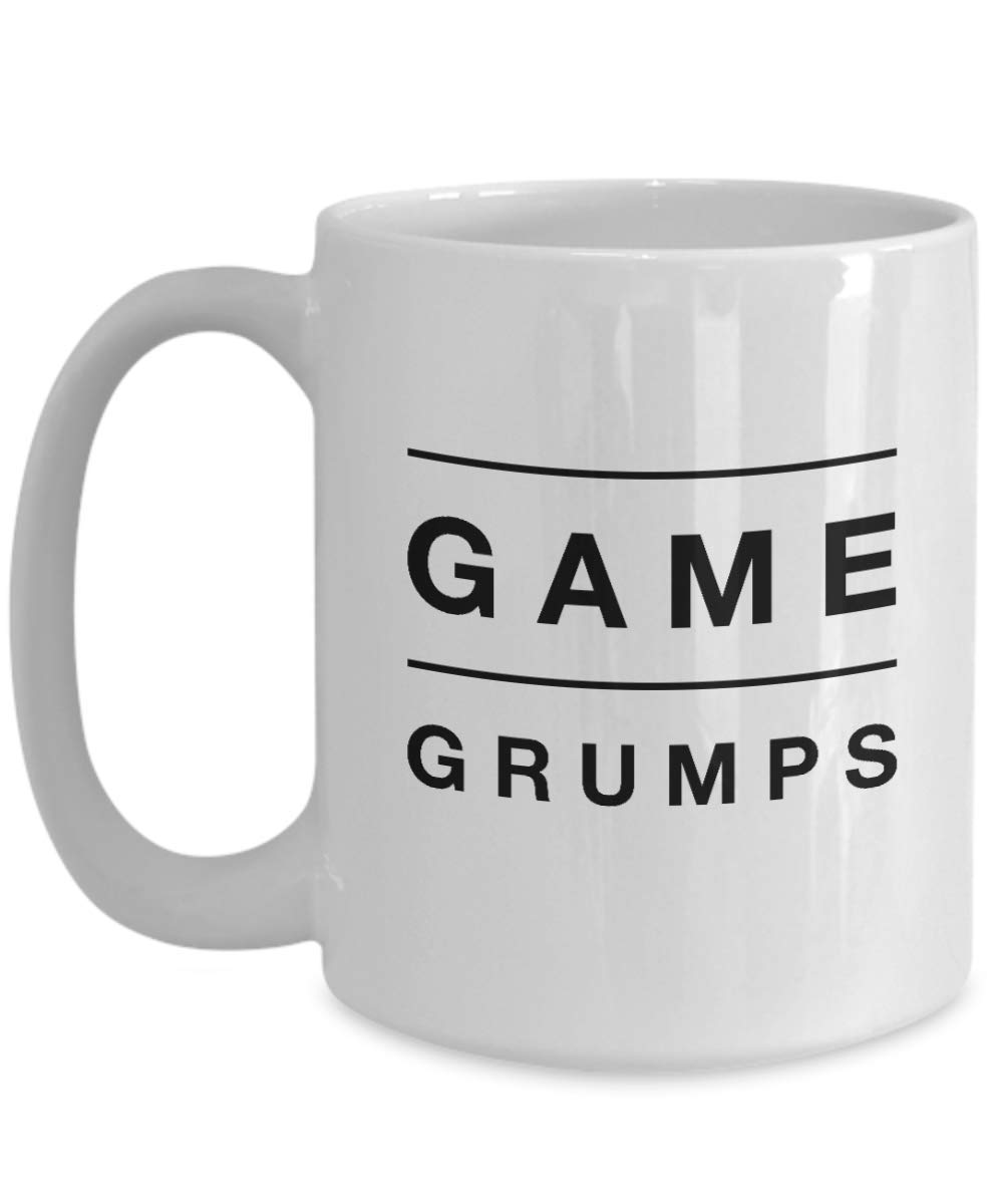 Amazon.com: Game Grumps - Video - Players - Funny Silly Coffee Cup Tea Idea  Novelty Sarcastic Ceramic White Durable Youtube Channel : Home & Kitchen