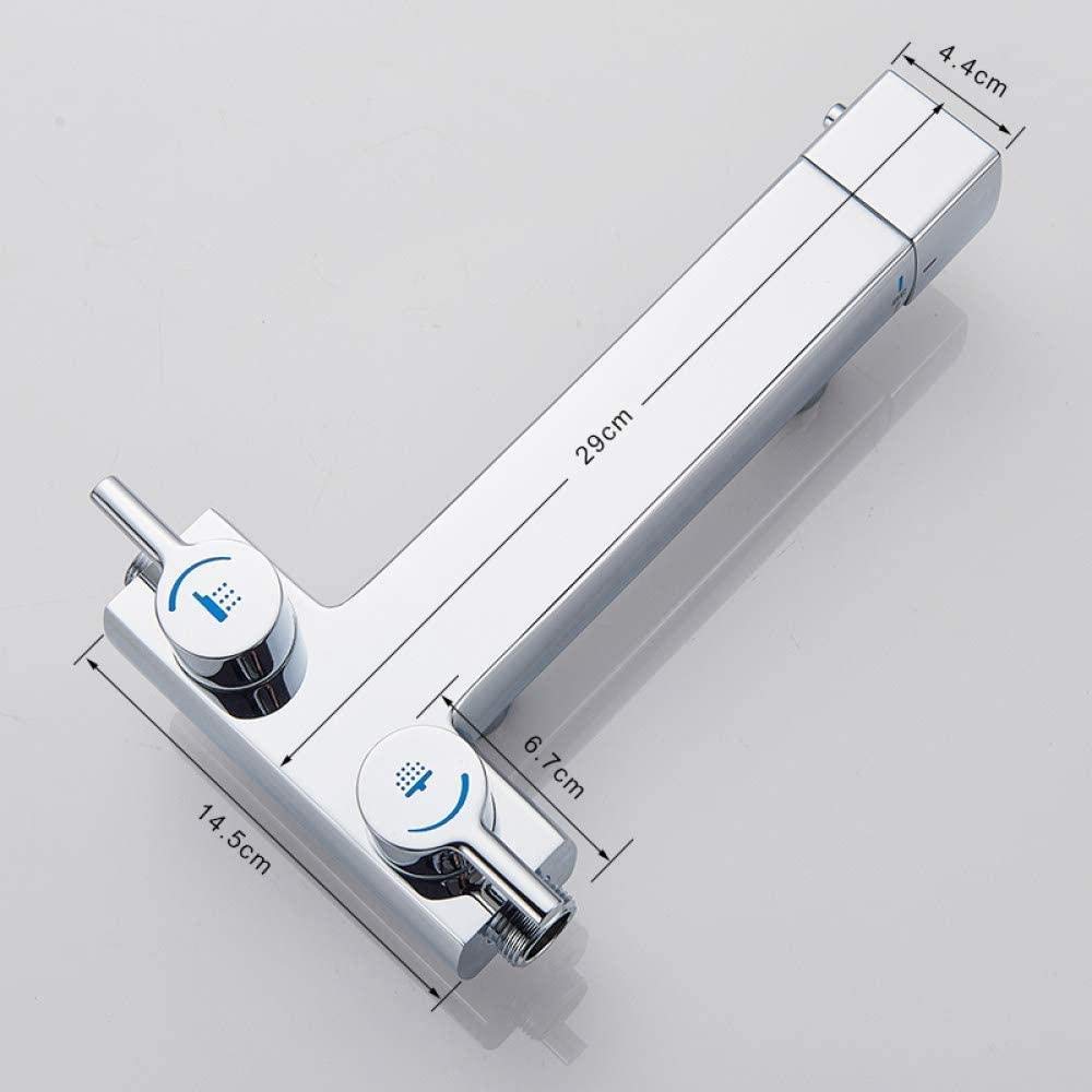 Brausegarnitur Badewanne Thermostat Brausegarnitur Badewanne Regenbrause Mischbatterie Thermostatbrause Wandmontage Badezimmer Duschsystem