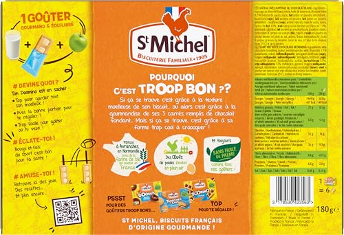 St Michel - Gâteaux moelleux nappés de chocolat blanc,180 g – vue 3