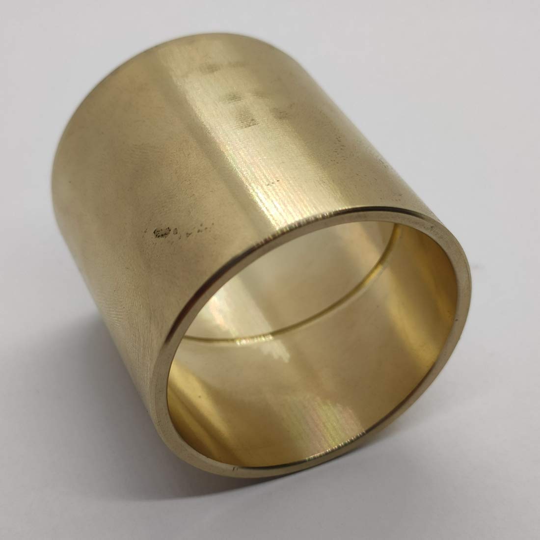 Gleitlagerbuchse 30mm x 35mm x 30mm | Gleitlager aus Bronze mit Schmiernut | Bronze-Gleitlager 30x35x30 | ZINNBRONZE | 1 Stück