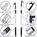 Telescoping Boat Hook Pole for Docking, 2.46-4.8ft Boat Hook long handle heavy duty made of stainless reinforced tube non-slip sturdy rustproof easy to carry design essential boat accessories.(4.8ft)