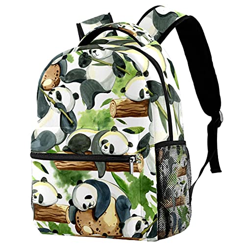 Sacs à dos légers pour livres d'école panda parfait pour la rentrée des classes