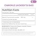 FreshDrinkUS, Premium 135 Chamomile Lavender Tea Bags, 100% Natural Herbal Ingredients, Hand-made Blend of Chamomile Lavender Flowers, Eco-conscious Tea Bags. No Sugar, No Caffeine, No Gluten, Vegan.