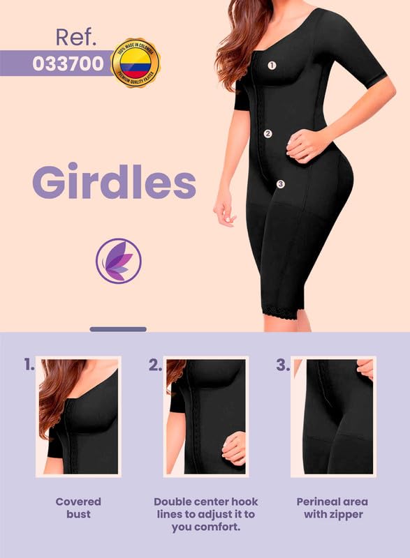 Shapewear with Sleeves, Stage 1 & 2 Faja, Fajas Colombianas Reductoras y Moldeadoras BBL Faja3