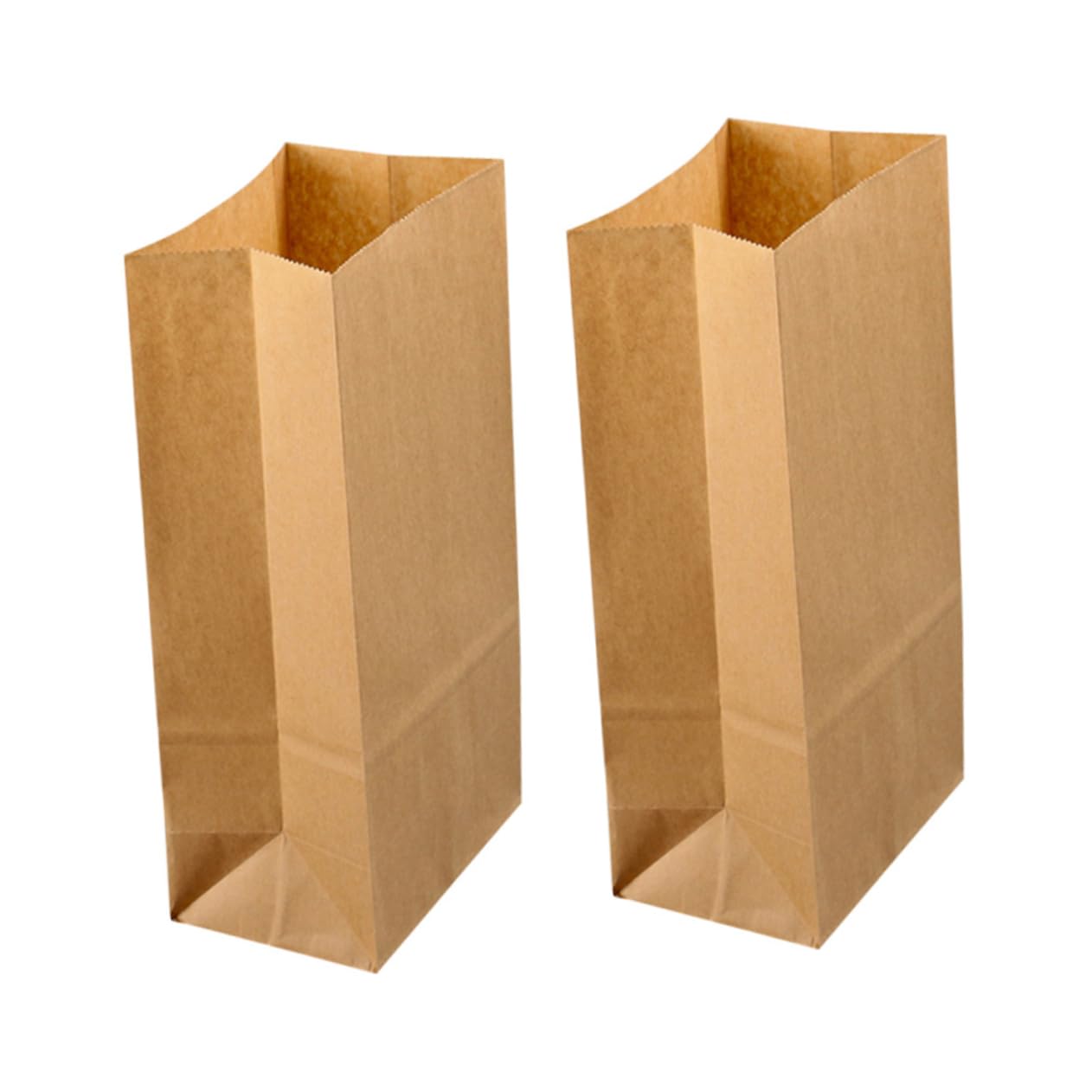 Cabilock 100piezas Bolsas Kraft Para Alimentos Unidades Cuadrado Para Postres y Fiestas