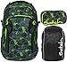 Produktbild Satch Match Off Road 3er Set Schulrucksack, Schlamperbox & Regencape Schwarz