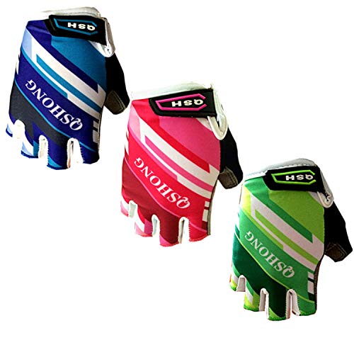 FINGER TEN Kids Junior Cycling Gloves Outdoor Sport Road Mountain Bike, Fit Boy