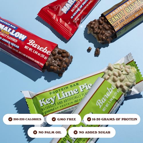 Image of Barebells New On The Block Bundle (3 Mix Pack) - 36 Total Bars, High Protein Snacks, with 16g and 20g Protein & No Added Sugar - On-the-Go Breakfast or Post-Workout Treat
