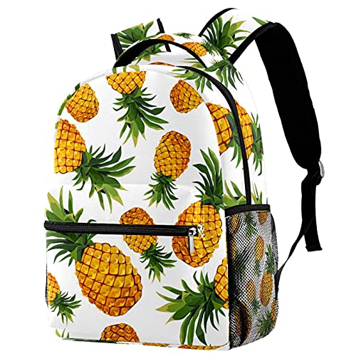 Sac à dos de voyage campus jaune - Voyagez léger et hydraté avec le porte-bouteille externe
