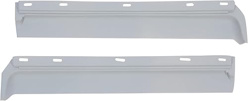 Miniatura 6 de HECASA Juego de rellenos de parachoques delantero compatible con Cadillac Eldorado 1973-1974 pintado gris ABS rellenos de parachoques de plástico