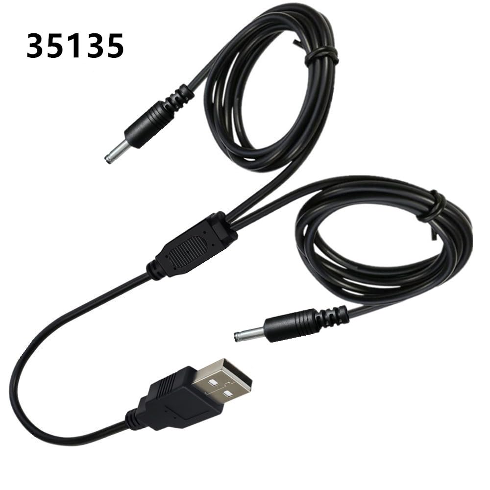 Amazon.com: passapn 3.3ft USB Male to Dual 2 DC Male Splitter