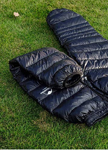 Men Women Winter Warm Packable Down Pants Compression Snow Trousers Windproof Water-Resistant Outdoor Camping Insulated Pants with Storage Bag - Thumbnail 6