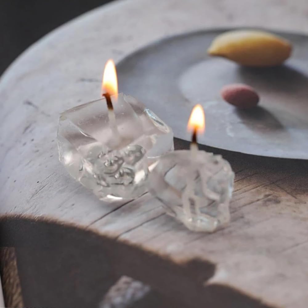 Cera gelatinosa Trasparente di Alta qualità - 500 g. Cera Gel per Realizzare Candele Fai da Te. Materiali Fatti a Mano. Gel di Cristallo per lavori con Candele