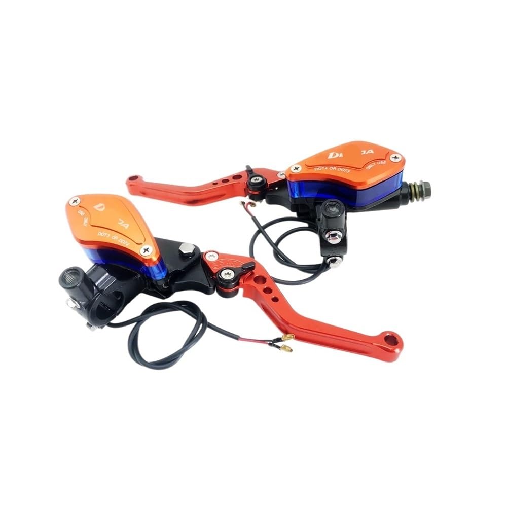 YFDKESY Brake Clutch Levers Handle 1 Pair Universal Motorcycle Hydraulic Clutch Brake Pump Master Cylinder 22mm 7/8'' Handlebar Handle Levers