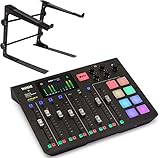 Rode RodeCaster Pro All-in-One Podcast Station + soporte para portátil keepdrum