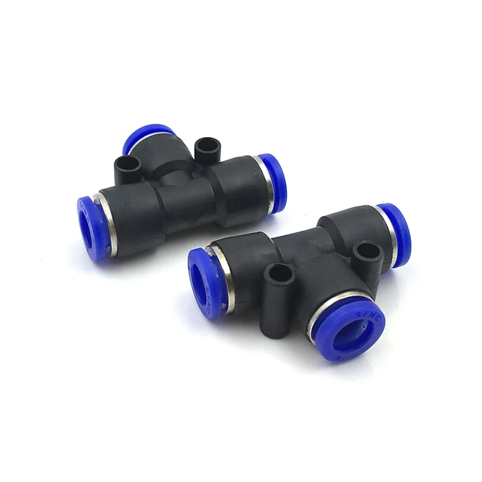 100 piezas de 50 piezas de accesorios neumáticos de polietileno tipo T de 3 vías para tubo en T de 4 mm, 6 mm, 8 mm, 10 mm, conector rápido deslizante (14 mm, 50 unidades)