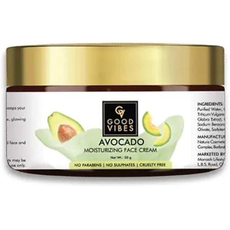 good vibes avocado moisturizer