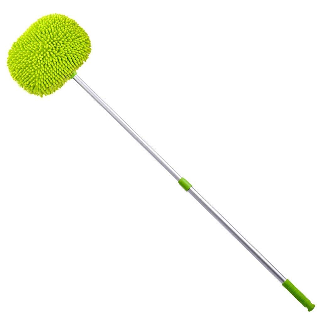 Portable Design Mop Suitable For Household Cleaning, Long Pole Telescopic Mop Car Wash Brush Mop Car Wash Tool Car Supplies, Green cleaning Supplies